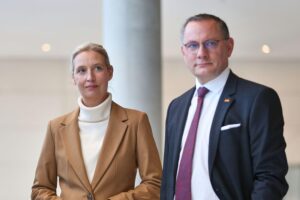 Alice Weidel und Tino Chrupalla setzen sich für eine gemeinsame Zukunft der AfD ein.