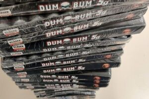 Beschlagnahmte Pyrotechnik der Bundespolizei an der deutsch-tschechischen Grenze, 18 Kilogramm illegal.