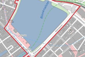 Feuerwerksverbot in Hamburg, Polizei überwacht Silvesterfeierlichkeiten am Rathausmarkt und Binnenalster.