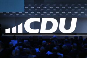 CDU-Logo im Kontext von Klimazielen und industriepolitischen Forderungen.