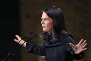 Annalena Baerbock im Gespräch über europäisches Selbstbewusstsein und transatlantische Beziehungen.
