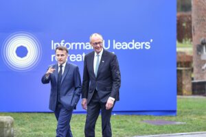 Macron und Merz am EU-Gipfel: Einigkeit für eine wettbewerbsfähige Industrie und Kapitalmarktunion.