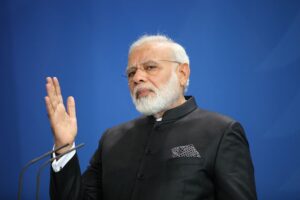 Narendra Modi spricht über künstliche Intelligenz als gemeinsames Gut für globalen Fortschritt.