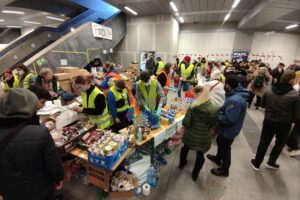 Flüchtlinge aus der Ukraine kommen in Deutschland an, Männer zwischen 18 und 63 Jahren.