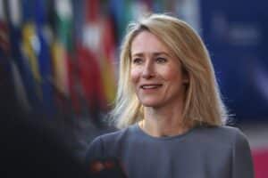 Kaja Kallas fordert politischen Mut für Ukraine-Hilfskredit beim EU-Gipfel in Brüssel.