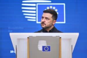 Wolodymyr Selenskyj im Gespräch mit europäischen Führern über Korruptionsaffäre und Ukraine-EU-Beziehungen.