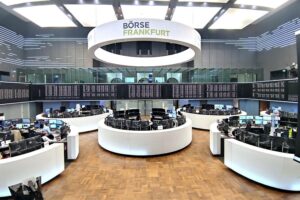 Dax-Index-Anstieg, Frankfurter Börse, positive Marktreaktionen, Iran-Kompromiss, Anlegeroptimismus, Technologieaktien.
