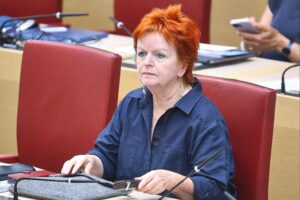 Barbara Fuchs spricht zu CO2-Emissionen von Plug-in-Hybriden, legt Fokus auf ehrliche Werte.