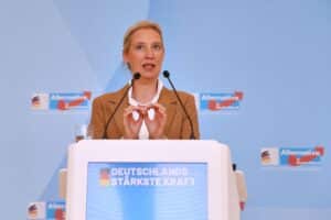 Alice Weidel (Archiv) fordert ersatzlose Abschaffung der Fünf-Prozent-Hürde bei Bundestags- und Landtagswahlen.