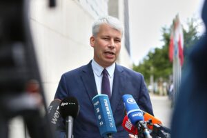 Steffen Bilger in Berlin: vor einer Sondersitzung der Unionsfraktion zur Wahl des neuen Fraktionschefs.