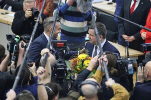 Ulrich Siegmund und Sven Schulze im Archivfoto: Umfrage zur AfD-Spitzenrolle kurz vor Landtagswahl Sachsen-Anhalt.