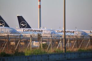 Lufthansa-Flugzeuge im Archiv vor dem Hintergrund des Ausbaus von Flügen in die Golfregion.