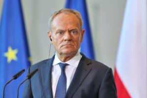 Donald Tusk (Archivfoto) vor Meldung über russischen Marschflugkörper-Absturz in Polen.