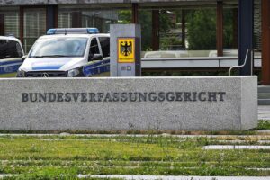 Bundesverfassungsgericht in Karlsruhe (Archivfoto), Thema: Urteil zum alten Heizungsgesetz und Parlamentsautonomie.