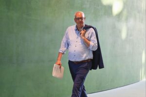 Andreas Bovenschulte, Bremer SPD-Bürgermeister, Archivfoto vor politischem Hintergrund zur Rente mit 63.
