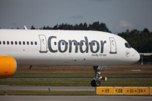 Condor-Chef Peter Gerber (Archiv): Airlinesituation, Ferienfluggesellschaft Condor, Hub Frankfurt und Zubringerflüge.