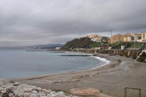 Archivfoto der spanischen Exklave Ceuta, im Kontext: möglicher hybrider Angriff und Migrantenansturm.